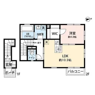 Amour sun【2階】の間取り