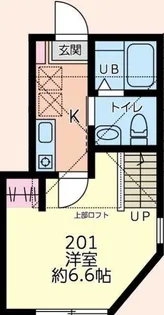 プルミエール多摩大塚【2階】の間取り