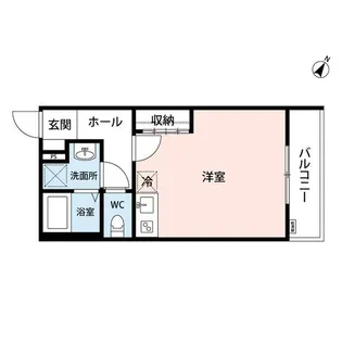 ヒルズ豊田【2階】の間取り