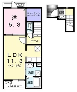 アルドーレ【2階】の間取り