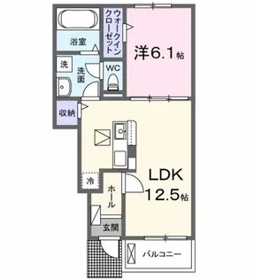 セレニティ コートⅠ【1階】の間取り