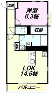 コンフォール【3階】の間取り