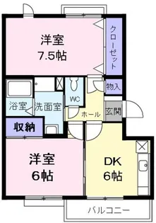 コートエレガンスJ【1階】の間取り