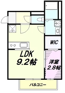 KLEIS西八王子Ⅱ 【2階】の間取り