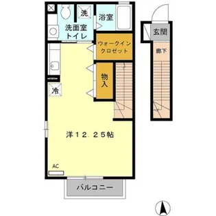 ファミール多摩平【2階】の間取り