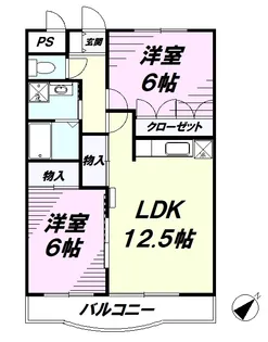 レジデンス山崎【3階】の間取り