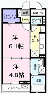 メゾン ソレイユⅡ【2階】の間取り