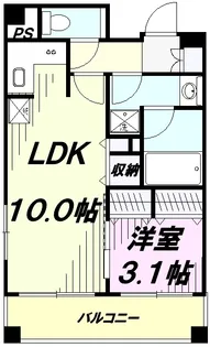 ディナック八王子【13階】の間取り