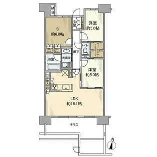 イニシア八王子明神町【1階】の間取り
