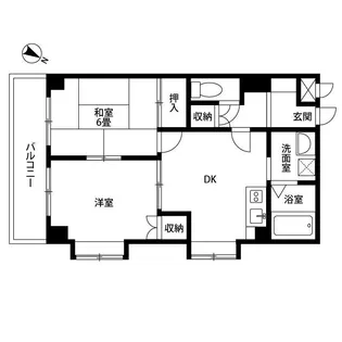 プリメールマンション【2階】の間取り