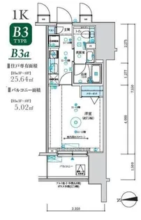 MAXIV八王子TRE【3階】の間取り