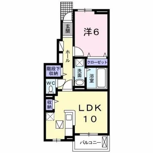 カルムⅠ【1階】の間取り