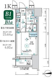 MAXIV八王子TRE【3階】の間取り