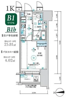MAXIV八王子TRE【11階】の間取り