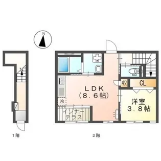 ペルラ【2階】の間取り