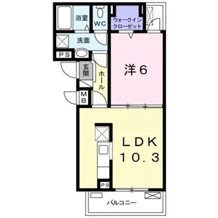 フォンテ・ピアット【3階】の間取り