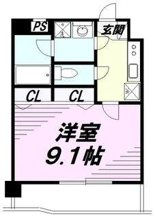 コンフォール左入【3階】の間取り