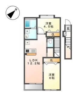 ベリタ【2階】の間取り