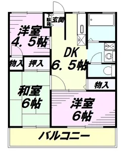 ファミール田倉【2階】の間取り