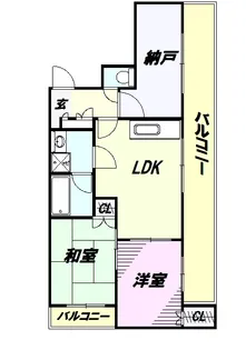 プランドール【4階】の間取り