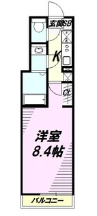 MQuarto福生【2階】の間取り