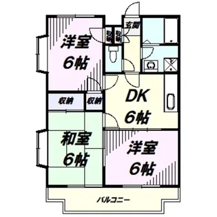 メゾン光陵【1階】の間取り
