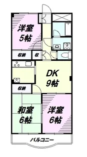 スカイヒルズF&M【1階】の間取り