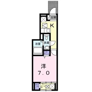 フォンターナ・コート【1階】の間取り