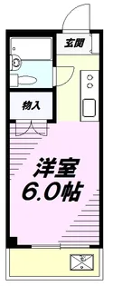 メゾンリバーサイド【1階】の間取り