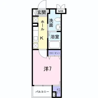 ビリーブ【1階】の間取り