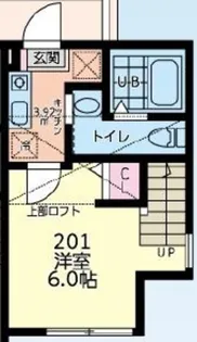 メゾンプレリオ【2階】の間取り