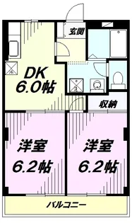 ドルフM【2階】の間取り