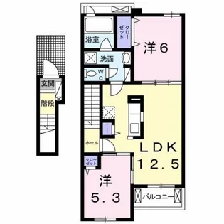 アルカンシエル【2階】の間取り