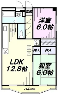 グレースマンション栄【3階】の間取り