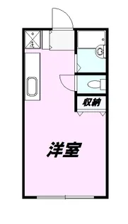 フジメイト B棟【1階】の間取り