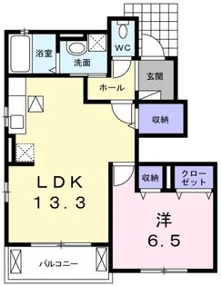 レフィナード ルーチェ【103号室】の間取り