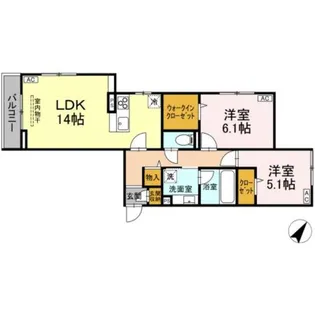 Belle・Grace【2階】の間取り