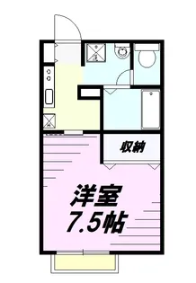 クォーレするさし【2階】の間取り