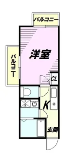 カインドネス八王子東中野【2階】の間取り