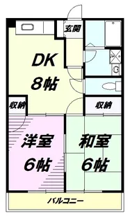 アビニオン【2階】の間取り