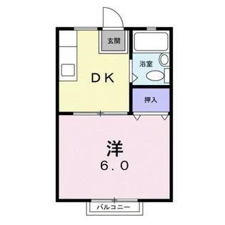 フロリサープレス【201号室】の間取り