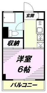 粟沢マンション【302号室】の間取り