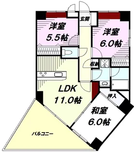 ボヌール【2階】の間取り