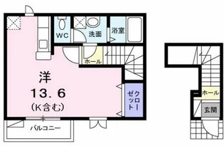 コンフォート ヤマダヤ【2階】の間取り