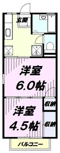 コージーハウス真野【1階】の間取り