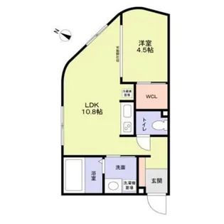 P_2 fussa【2階】の間取り