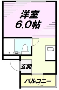 フレグランス八王子【5階】の間取り