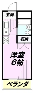 中野田口ビル【403号室】の間取り