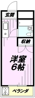 中野田口ビル【403号室】の間取り