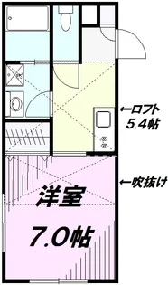 コーポアライ【2階】の間取り